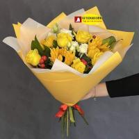 Букет цветов «Брызги солнца»
