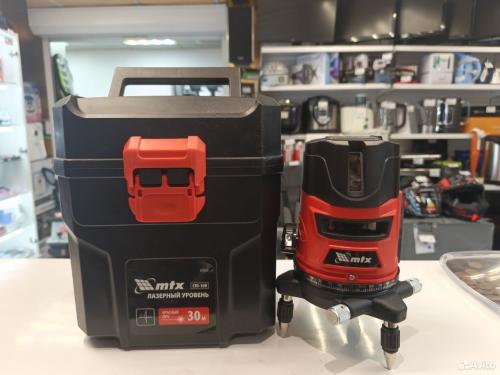 Лазерный уровень MTX crx-30r, 30 м батарейки