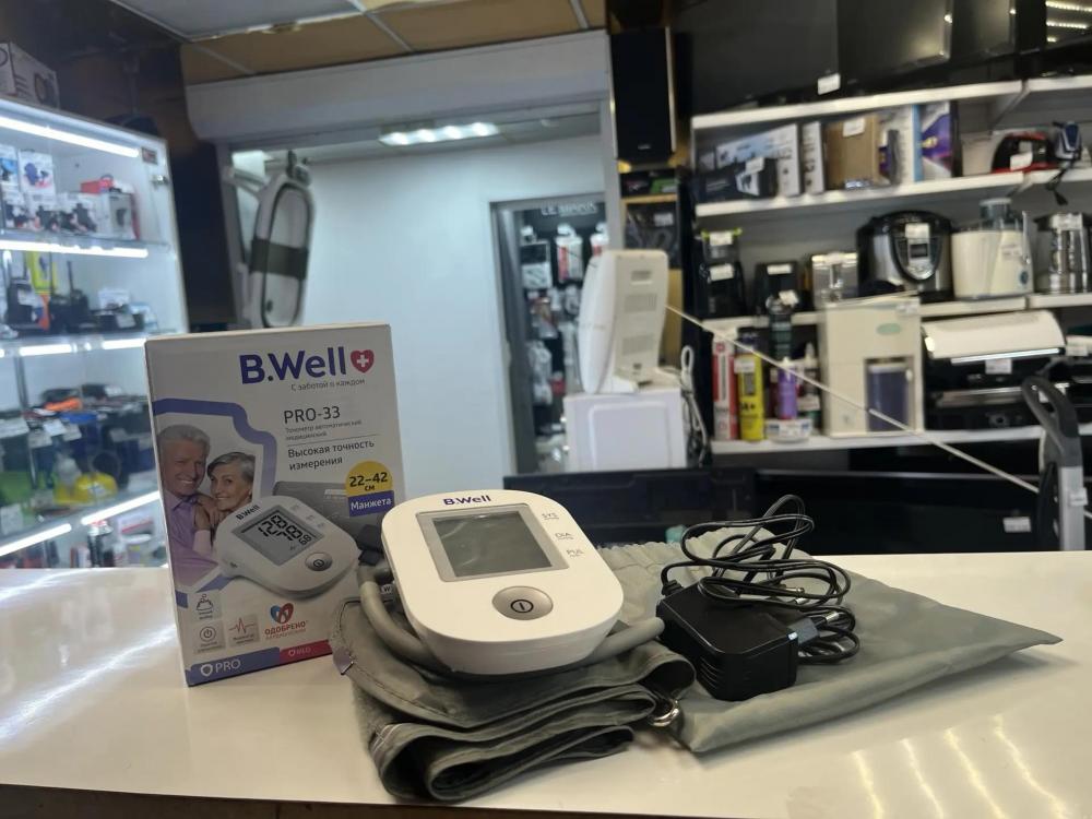 Тонометр автоматический B.Well PRO-33 (M-L) с адаптером