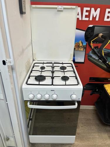 Газовая плита Zanussi ZCG560GW Белый (Духовка:61л/Габариты:88х50х60)