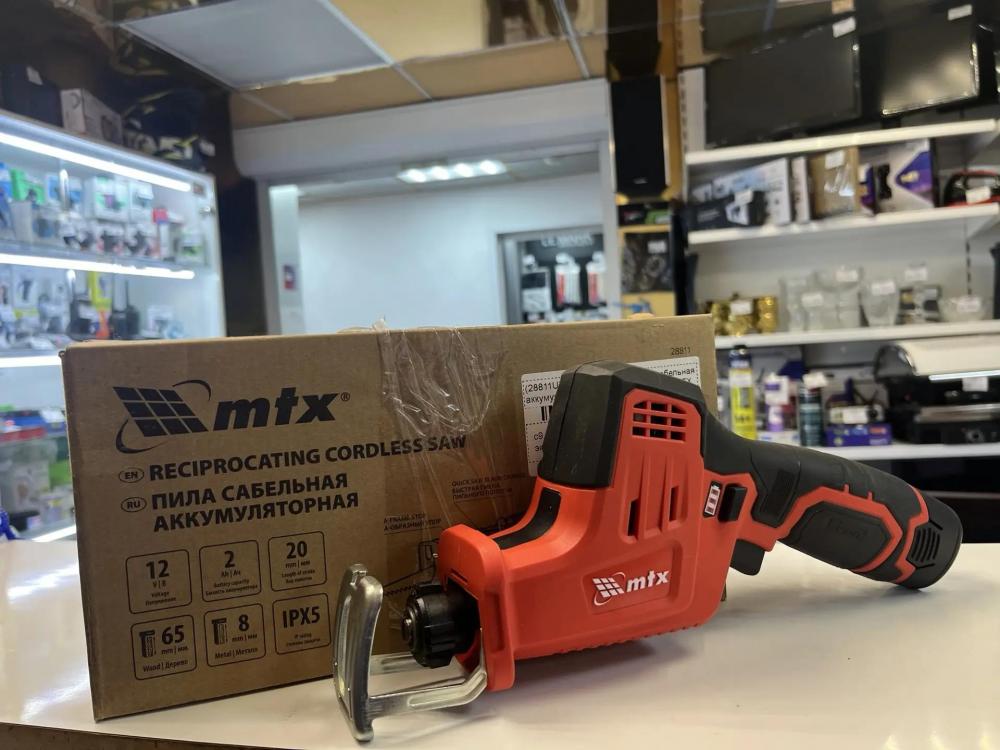 Аккумуляторная сабельная пила MTX RC-65