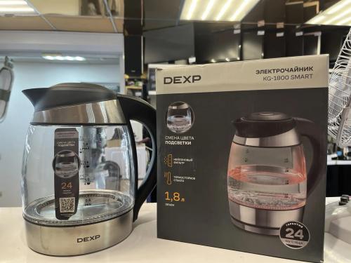 Электрочайник DEXP KG-1800 Smart серебристый